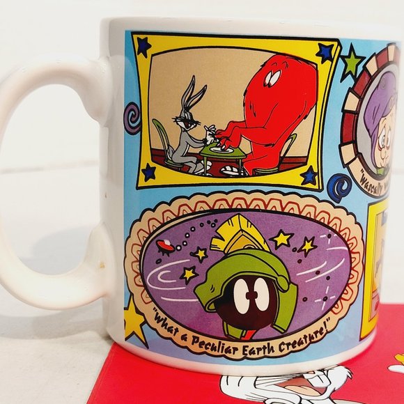Vtg 1995 Bugs Bunny and Friends Mug and Personal-sized Mat - Applause - Picture 4 of 6